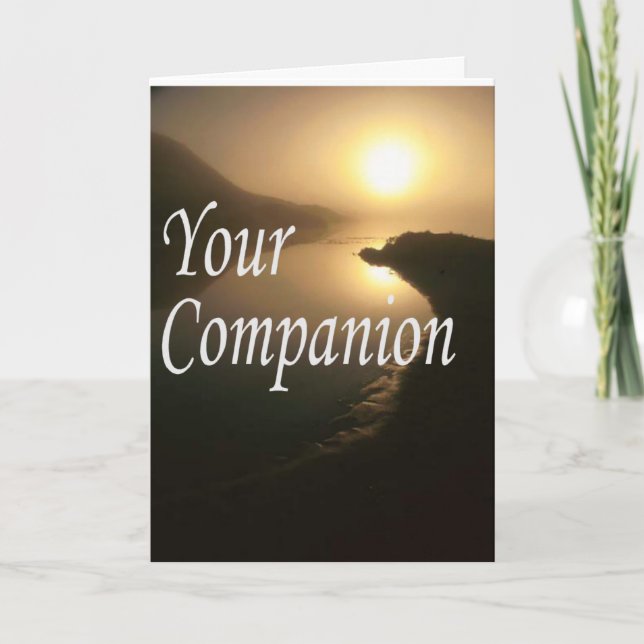 Carte Sympathie pour la perte de votre chien (Devant)