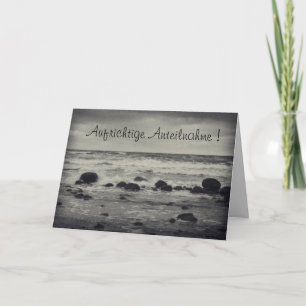 Carte Sympathie sincère !