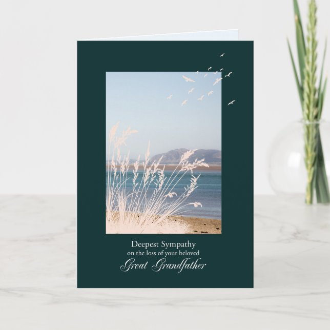 Carte Sympathie sur la perte du grand-père (Devant)