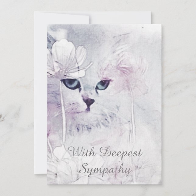 Carte Sympathy Cat (Devant)