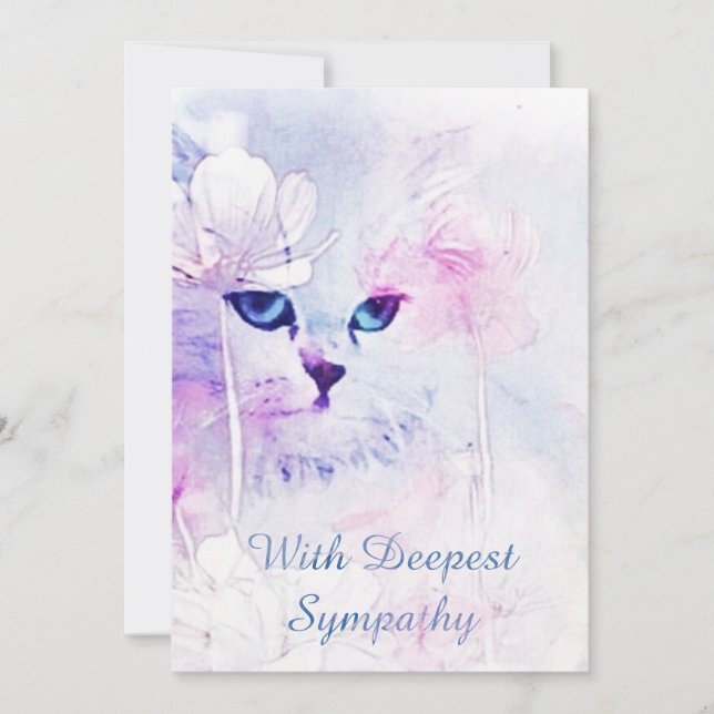Carte Sympathy Cat (Devant)