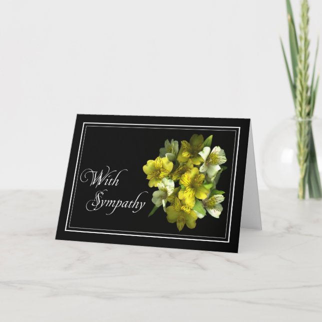 Carte Sympathy/Condolence Card (Devant)