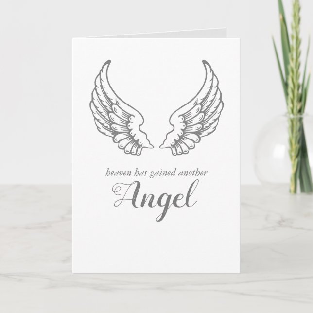 Carte Sympathy Heaven Angel | La pensée religieuse de vo (Devant)