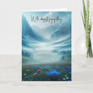 Carte Sympathy Misty Mountain Valley