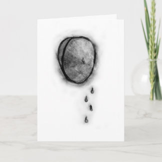 Carte Sympathy originale - Je Pleure avec vous