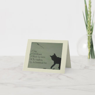 Carte Sympathy pour animaux - Chat