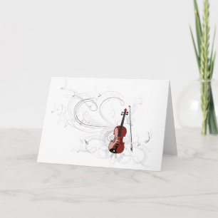 Carte Symphonie de violon