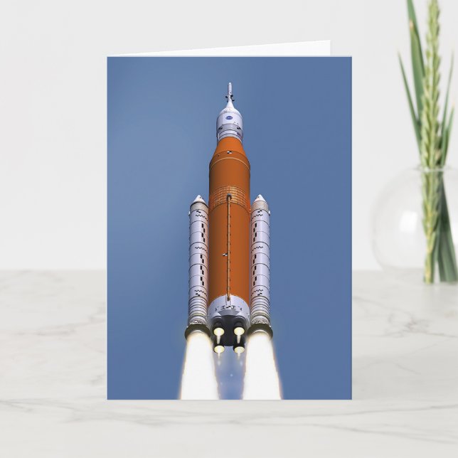 Carte Système de lancement spatial SLS de la NASA (Devant)