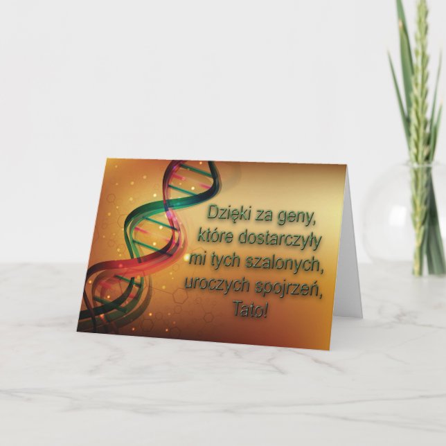 Carte Szczęśliwego Dnia Ojca Karta (Devant)