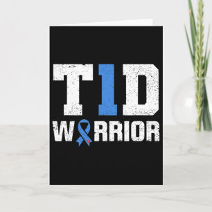 Carte T1d Guerrier Diabète Guerrier Sensibilisation au d