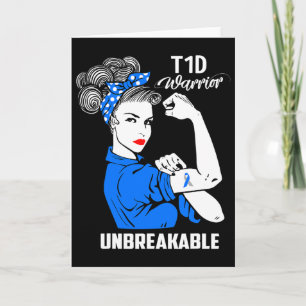 Carte T1d Sensibilisation au diabète de type 1 Cadeau de