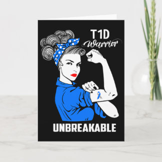 Carte T1d Sensibilisation au diabète de type 1 Cadeau de