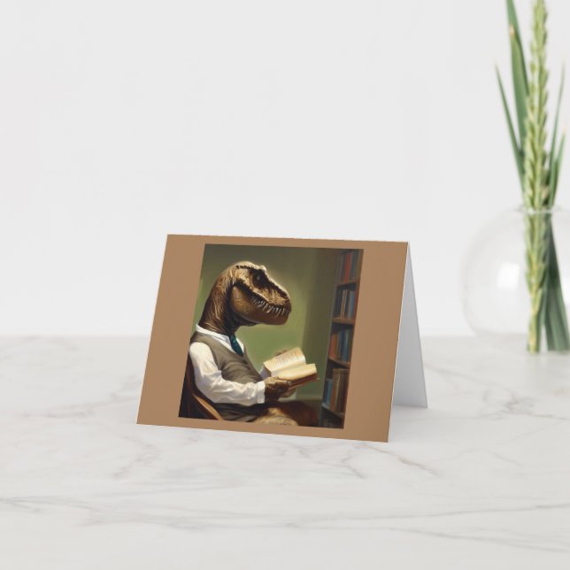 Carte T Rex Lecture (Devant)