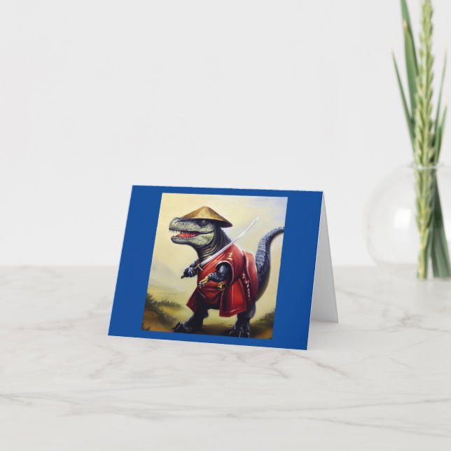 Carte T Rex Samurai (Devant)