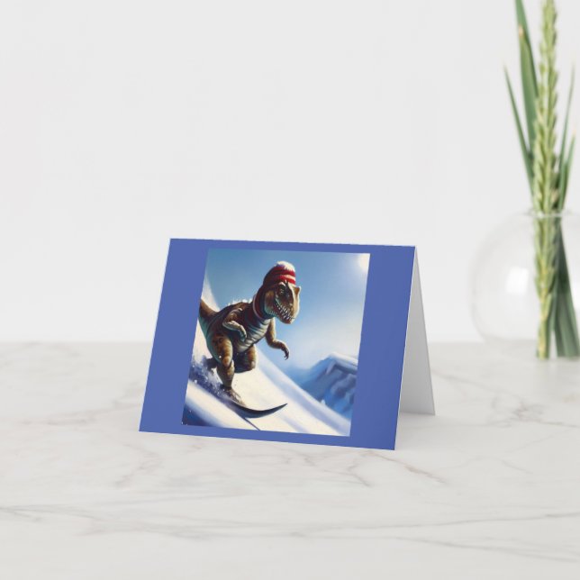 Carte T Rex Snowboard (Devant)