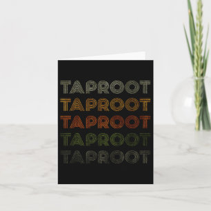 Carte T-shirt à cœur Love Taproot style vintage grunge n