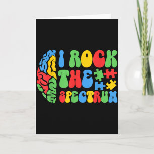 Carte T-shirt Autism Brain Je Fais Partie Du Spectre de