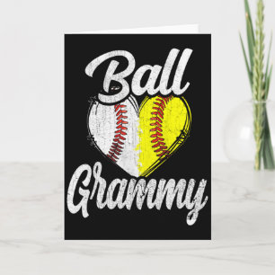 Carte T Shirt Ball Grammy Baseball Softball Équipe Sport