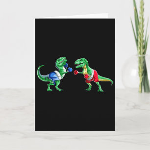 Carte T Shirt Cadeau Gants T Rex Boxe Enfants Dinosaure
