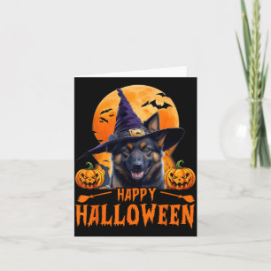 Carte T-shirt chien joyeux Halloween1