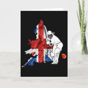 Carte T Shirt de cricket d'Angleterre