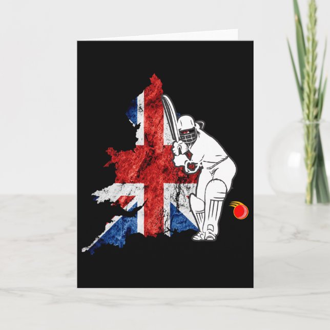 Carte T Shirt de cricket d'Angleterre (Devant)
