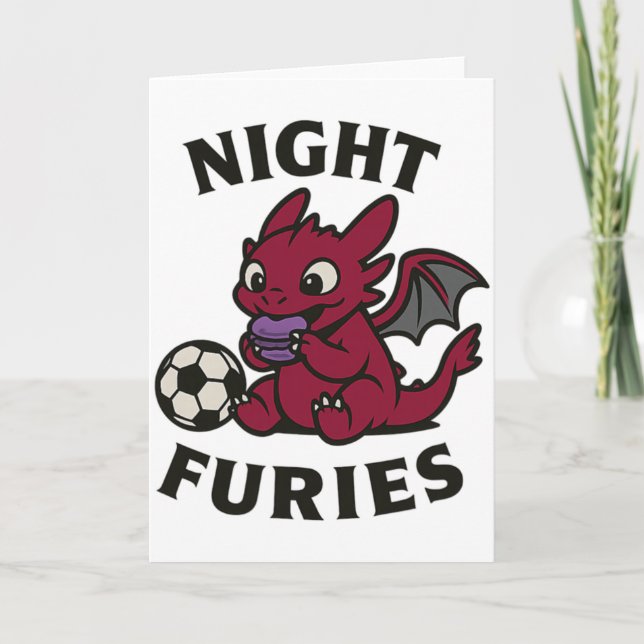 Carte T Shirt de foot Night Furies  (Devant)