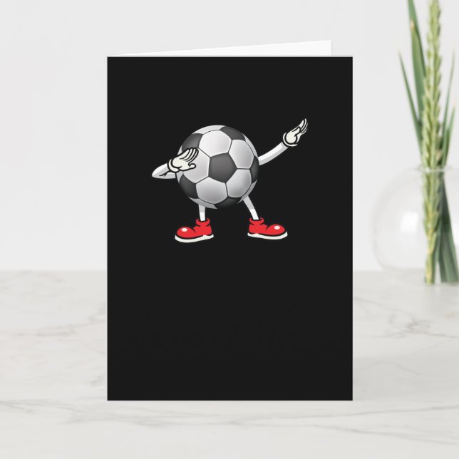 Carte T-shirt de football avec dabbing pour enfants garç (Devant)