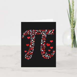 Carte T-shirt de la Saint-Valentin Pi Math T-shirt de pr