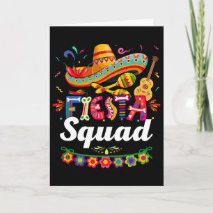 Carte T-shirt de l'équipe de fiesta Cinco De Mayo Fête m