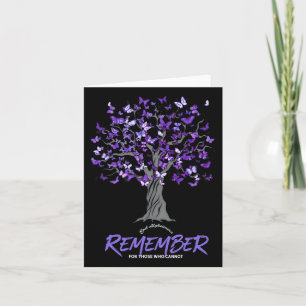 Carte T-shirt de sensibilisation à Alzheimer pour hommes