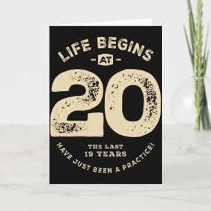 Carte T-shirt drôle 20 ans, âge 20 ans_2