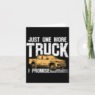 Carte T-shirt drôle de camion à benne - Juste un camion