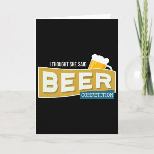 Carte T-shirt drôle de papa cheer bière compétition de c