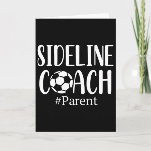 Carte T-shirt drôle pour parent entraîneur de côté pour 
