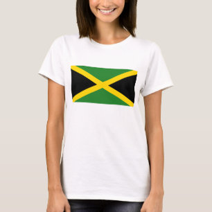 Carte T-Shirt du drapeau jamaïcain