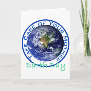 Carte T-shirt Earth Day Prenez Soin De Votre Mère_3