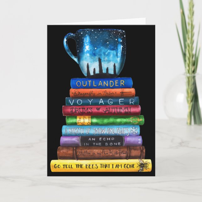 Carte T Shirt essentiel pour amoureux d'Outlander  (Devant)