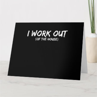 Carte T-shirt Funny I Workout For Gym Rat - Quarantine