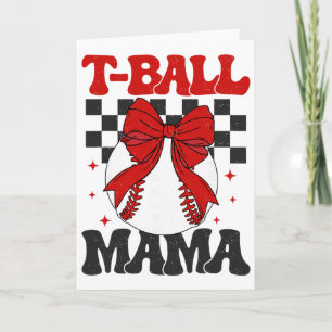 Carte T-shirt groovy pour maman, t-shirt doux pour maman