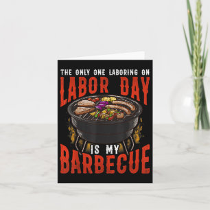 Carte T Shirt Homme Drôle Fête Du Travail Barbecue Bbq F
