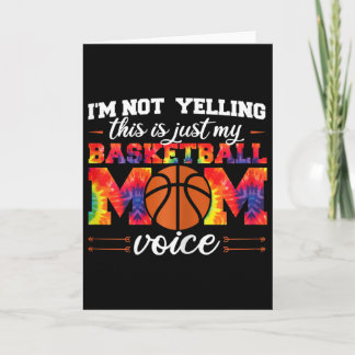Carte T-shirt 'Je Ne Crie Pas Cest Ma Voix De Maman Sket