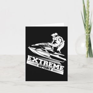 Carte T Shirt Jet Ski Tee Ski Extrême Sport Shi