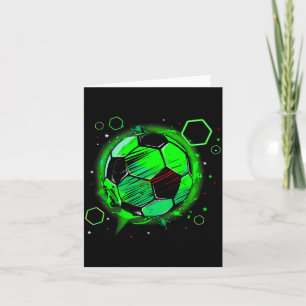 Carte T Shirt Ll de foot de couleur