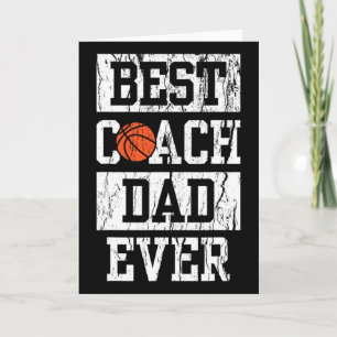 Carte T-shirt Meilleur Coach Papa Ever pour Homme Sketll
