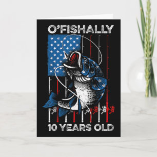 Carte T-shirt Officiellement 10 Ans 10ème Anniversaire P