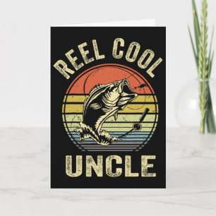 Carte T-shirt Oncle Super Cool Fête des Pères B Poisson