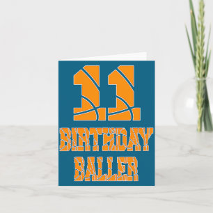 Carte T-shirt pour garçon de 11 ans fan de basket-ball p