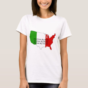 Carte T-Shirt Sicilienne American Italian USA 