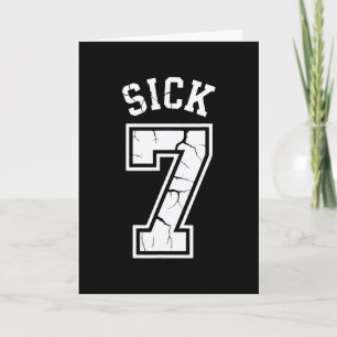 Carte T-shirt Sick Seven Meme Six Seven Fun 